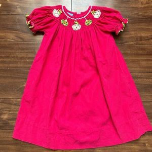 Smocked Christmas Dress size 3T
